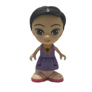 V-Tech Flipsies Clemintines Kitchen Figurine Purple Dress 3.5 X 1.5